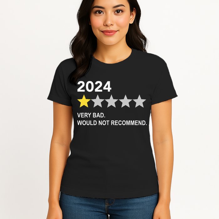 2024 Rating Very Bad Would Not Recommend One Star Rating Womens T-Shirt