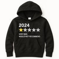 2024 Rating Very Bad Would Not Recommend One Star Rating Kids Hoodie