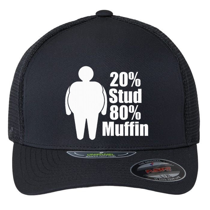 20 Stud 80 Muffin Funny Flexfit Unipanel Trucker Cap