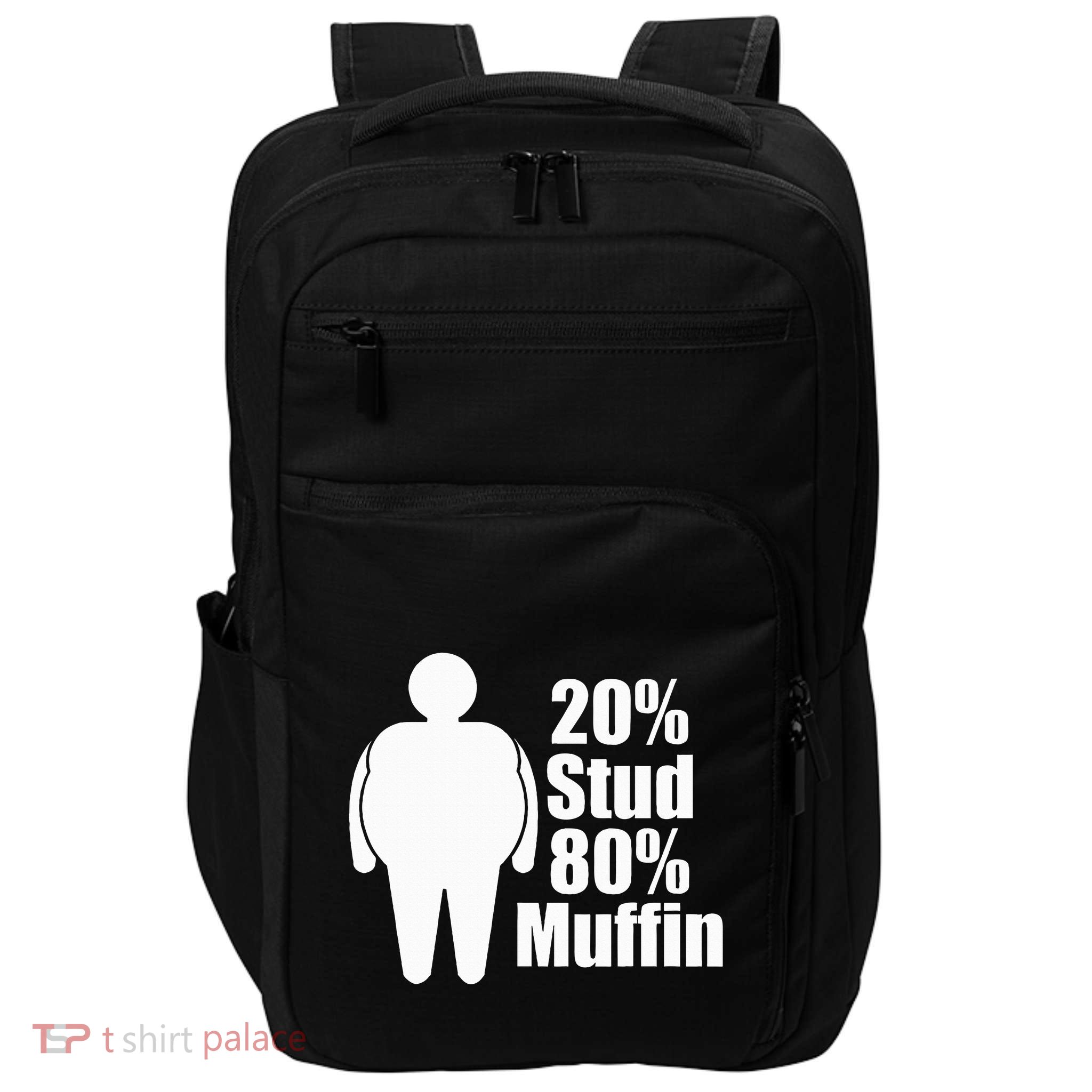 20 Stud 80 Muffin Funny Impact Tech Backpack