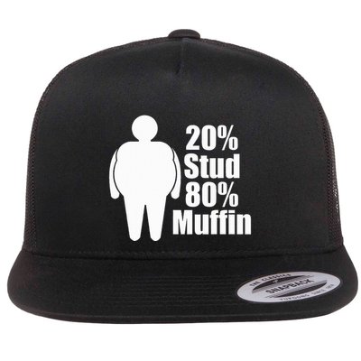 20 Stud 80 Muffin Funny Flatbill Hat