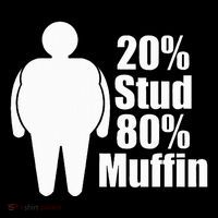 20 Stud 80 Muffin Funny Flatbill Hat