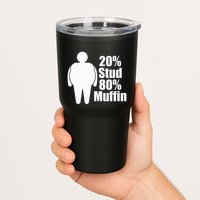 20 Stud 80 Muffin Funny Tumbler