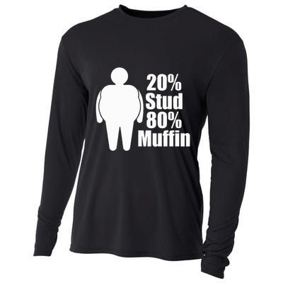 20 Stud 80 Muffin Funny Cooling Performance Long Sleeve Crew