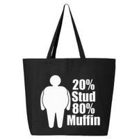20 Stud 80 Muffin Funny 25L Jumbo Tote