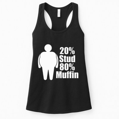 20 Stud 80 Muffin Funny Womens Tank Top