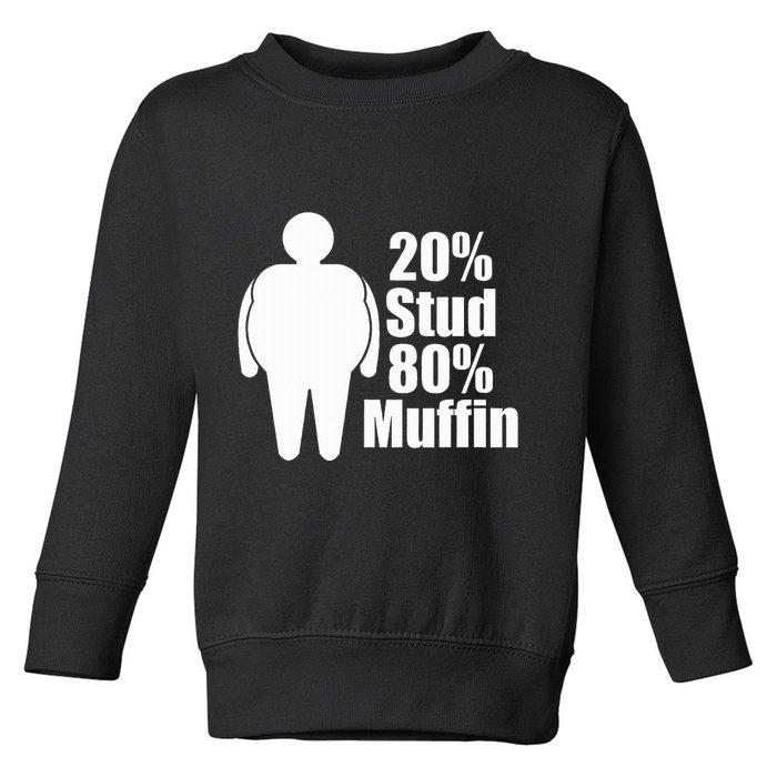 20 Stud 80 Muffin Funny Toddler Sweatshirt