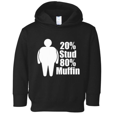 20 Stud 80 Muffin Funny Toddler Hoodie