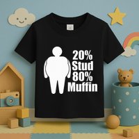 20 Stud 80 Muffin Funny Toddler T-Shirt