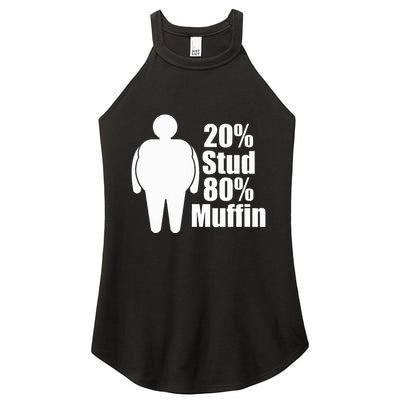 20 Stud 80 Muffin Funny Women's Perfect Tri Rocker Tank