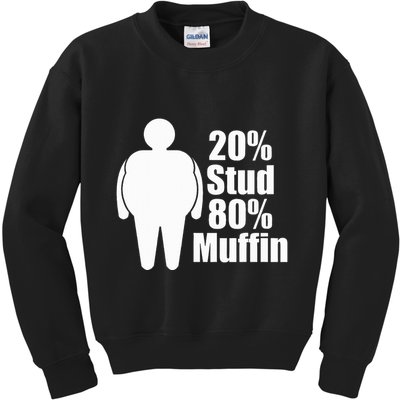 20 Stud 80 Muffin Funny Kids Sweatshirt
