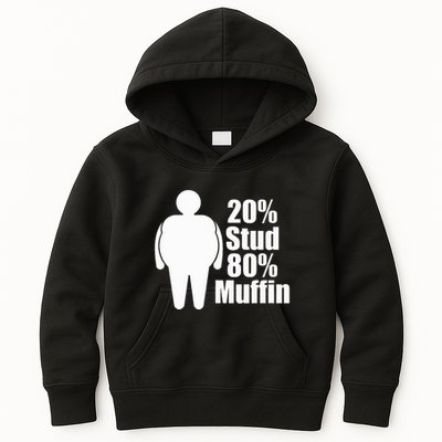 20 Stud 80 Muffin Funny Kids Hoodie