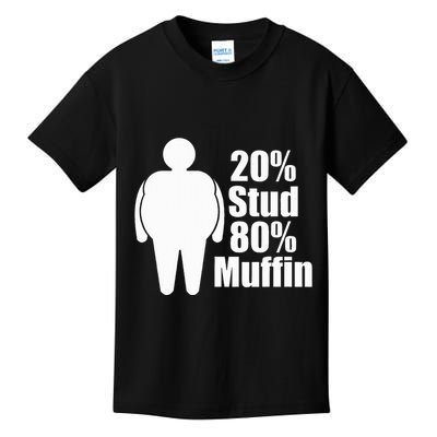 20 Stud 80 Muffin Funny Kids T-Shirt