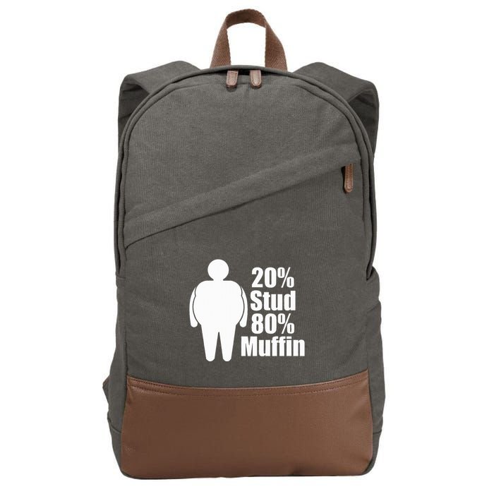 20 Stud 80 Muffin Funny Cotton Canvas Backpack
