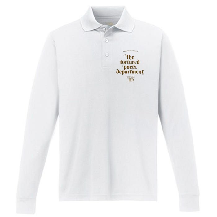 2 Side Alls Fair In Love And Poetry Performance Long Sleeve Polo