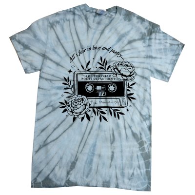 2 Side Alls Fair In Love And Poetry Tie-Dye T-Shirt