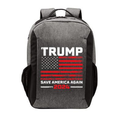 2024.Trump Save America.Again USA Flag Vector Backpack