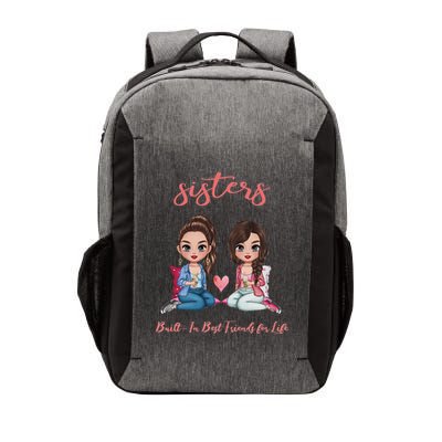 2 Sisters Anime Chibi Built In Best Friends For Life Vector Backpack