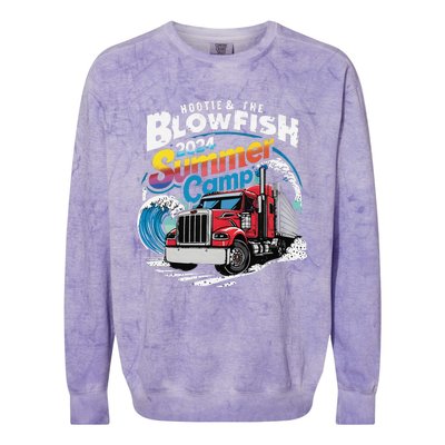 2024 Summer Camp With Truck Colorblast Crewneck Sweatshirt