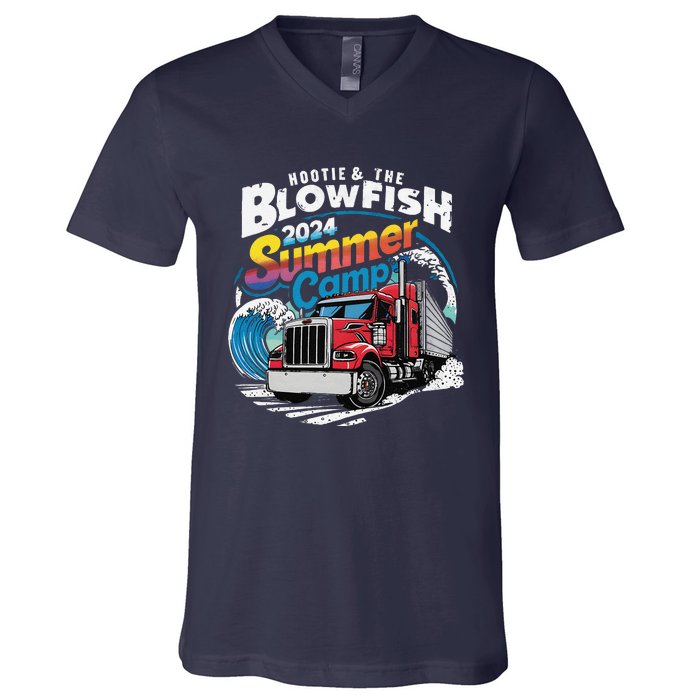 2024 Summer Camp With Truck V-Neck T-Shirt