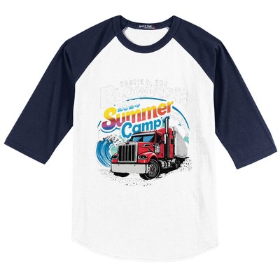 2024 Summer Camp With Truck Baseball Sleeve Shirt