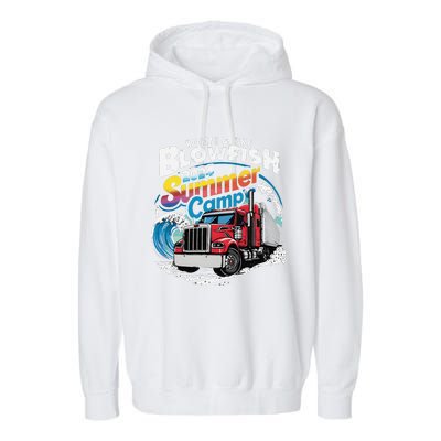 2024 Summer Camp With Truck Garment-Dyed Fleece Hoodie