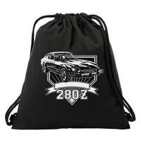 280z Sports Car Drawstring Bag