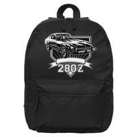 280z Sports Car 16 in Basic Backpack
