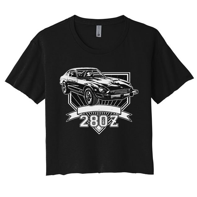 280z Sports Car Women's Crop Top Tee