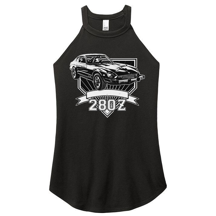 280z Sports Car Women's Perfect Tri Rocker Tank