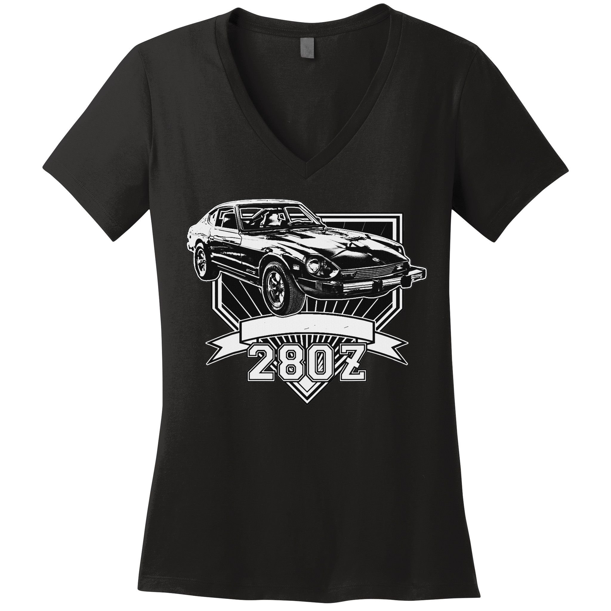 280z Sports Car Women's V-Neck T-Shirt