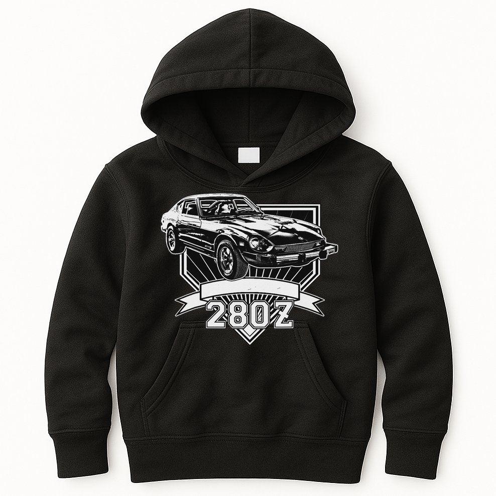 280z Sports Car Kids Hoodie