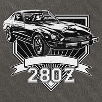 280z Sports Car Cotton Canvas Backpack