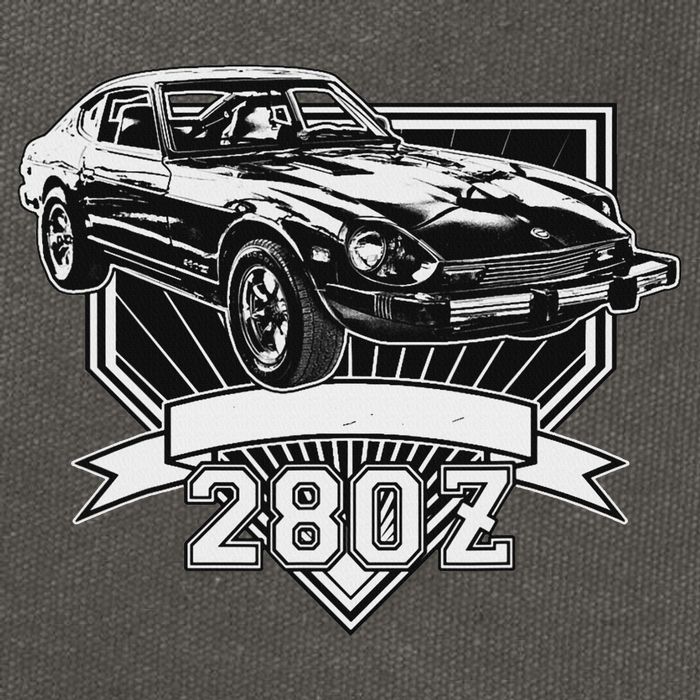 280z Sports Car Cotton Canvas Backpack