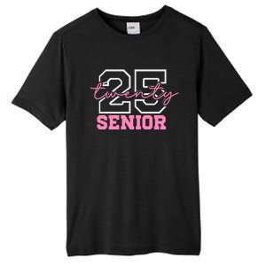 2025 Senior Class Class Of 2025 Seniors Pink School Cool Gift Tall Fusion ChromaSoft Performance T-Shirt