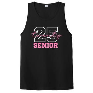 2025 Senior Class Class Of 2025 Seniors Pink School Cool Gift PosiCharge Competitor Tank