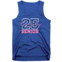 2025 Senior Class Class Of 2025 Seniors Pink School Cool Gift Tank Top