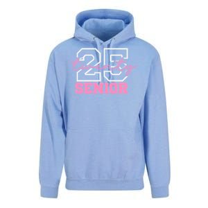 2025 Senior Class Class Of 2025 Seniors Pink School Cool Gift Unisex Surf Hoodie