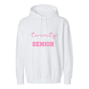 2025 Senior Class Class Of 2025 Seniors Pink School Cool Gift Garment-Dyed Fleece Hoodie