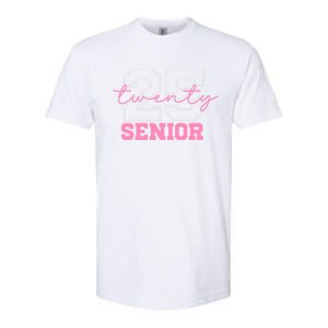 2025 Senior Class Class Of 2025 Seniors Pink School Cool Gift Softstyle CVC T-Shirt