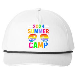 2024 Summer Camp 2024 Summer Vacation Matching Family Group Snapback Five-Panel Rope Hat