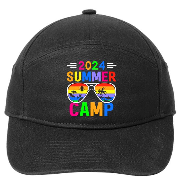 2024 Summer Camp 2024 Summer Vacation Matching Family Group 7-Panel Snapback Hat