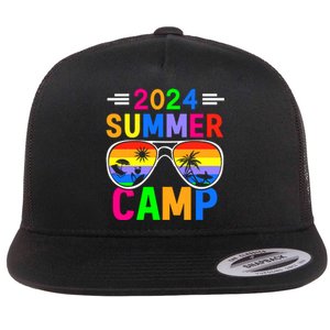 2024 Summer Camp 2024 Summer Vacation Matching Family Group Flat Bill Trucker Hat