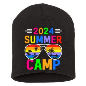 2024 Summer Camp 2024 Summer Vacation Matching Family Group Short Acrylic Beanie