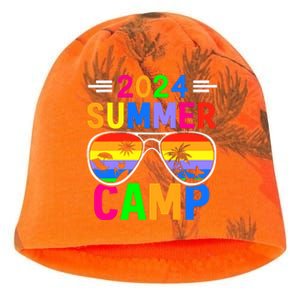 2024 Summer Camp 2024 Summer Vacation Matching Family Group Kati - Camo Knit Beanie