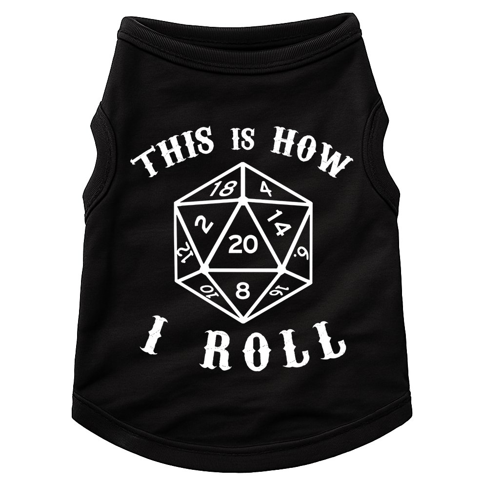 20 Sided Dice D&D Doggie Tank