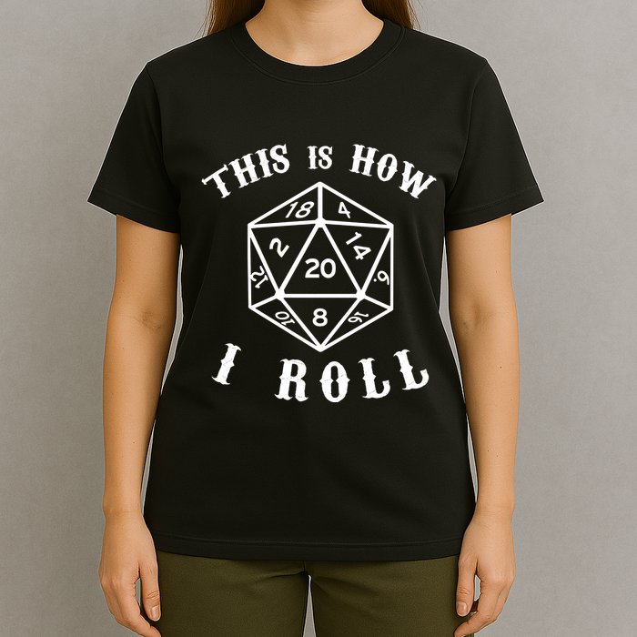 20 Sided Dice D&D T-Shirt