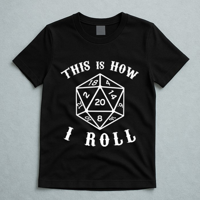 20 Sided Dice D&D T-Shirt