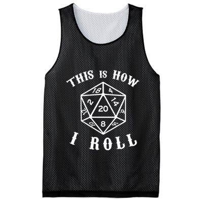 20 Sided Dice D&D Mesh Reversible Basketball Jersey Tank