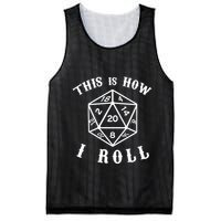 20 Sided Dice D&D Mesh Reversible Basketball Jersey Tank